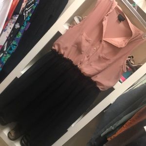 Black and muave dress size 14